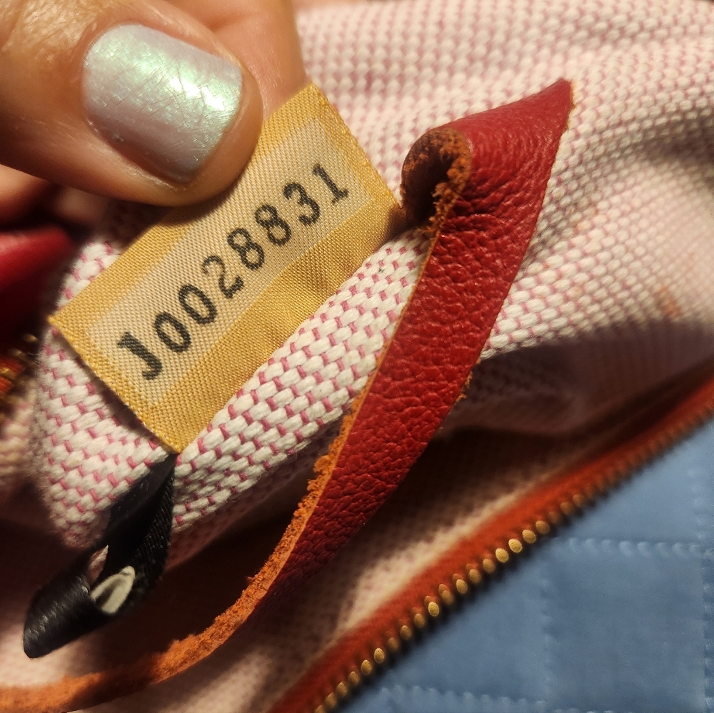 Dooney & Bourke Red Leather Hobo Bag - Picture 8 of 12